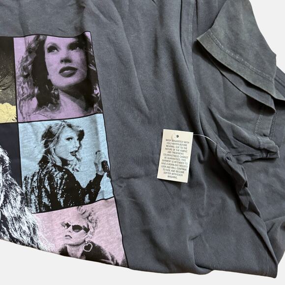 NWT The Eras International Tour Mineral Wash Gray T-Shirt sz 2XL RARE - Picture 6 of 6